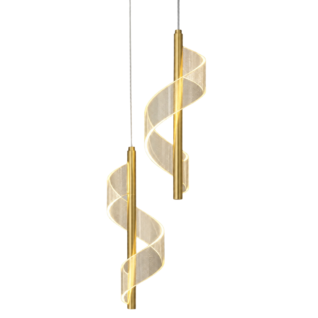 Suspension Spirale — Édition Dorée