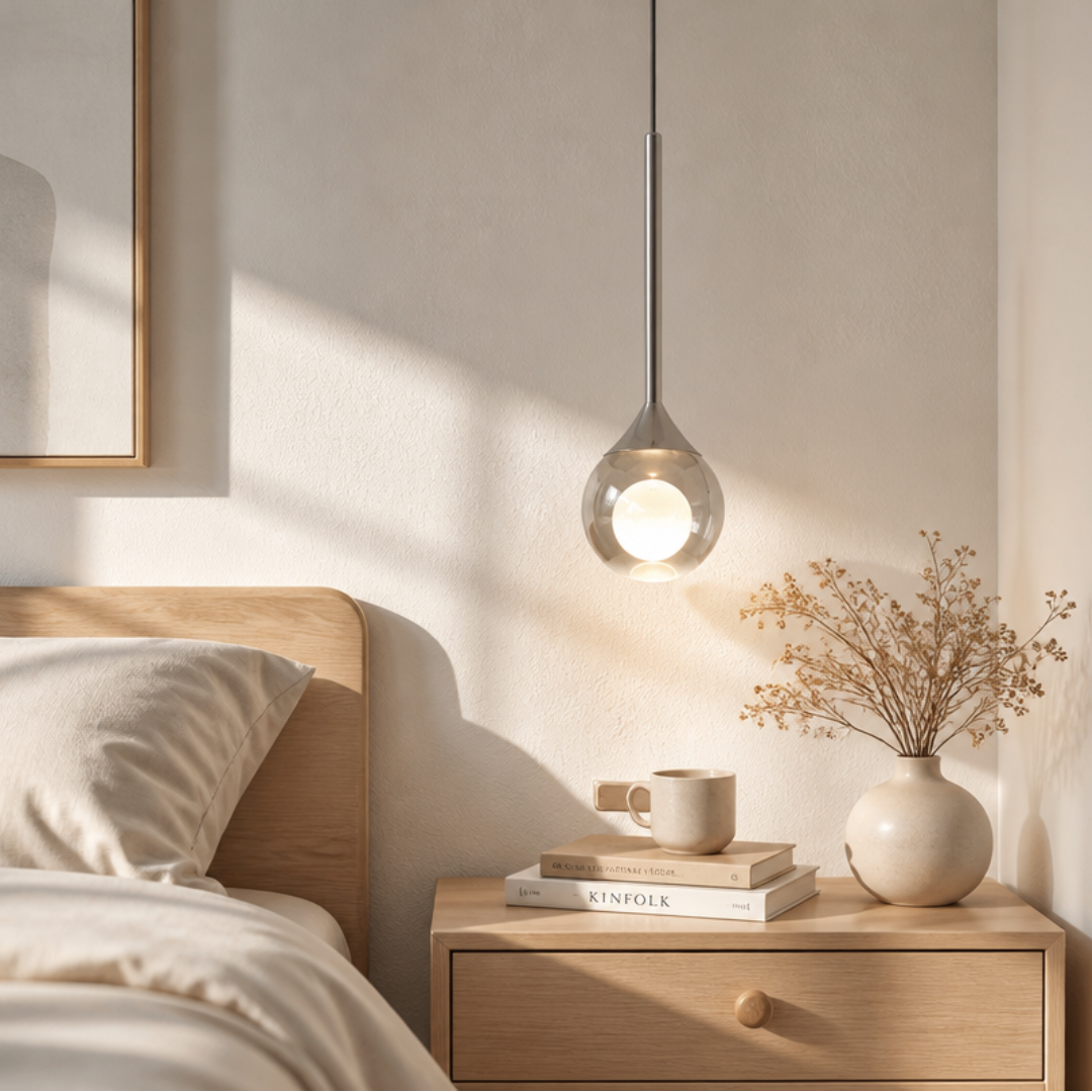 Suspension Lune — Collection Argentée