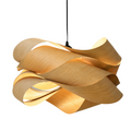 Suspension Bois Sculpté — Pièce d'Exception