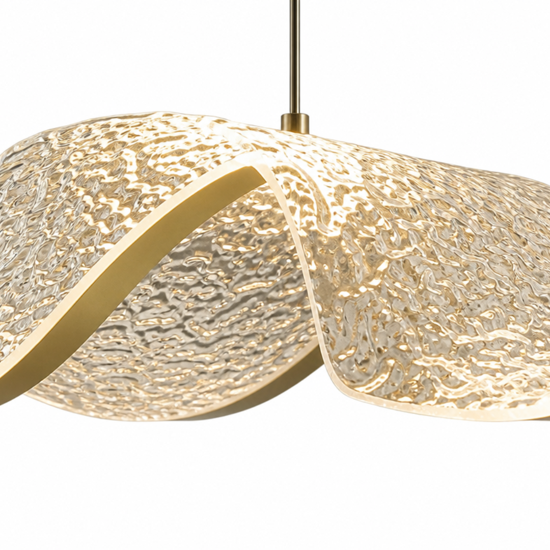 Chandelier Vague d'Or — Édition Longue