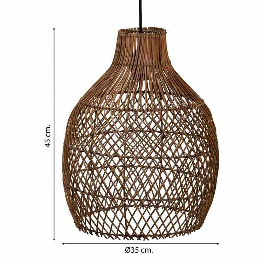 Suspension Rotin Tressé – Cloche Artisanale Naturelle