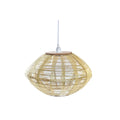 Suspension Bambou Ovale – Doré & Naturel