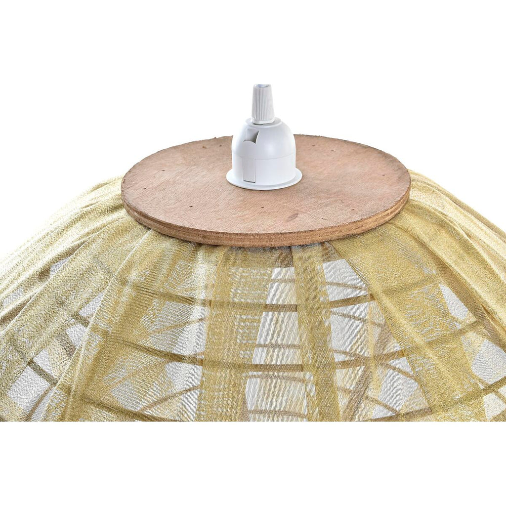 Suspension Bambou Ovale – Doré & Naturel