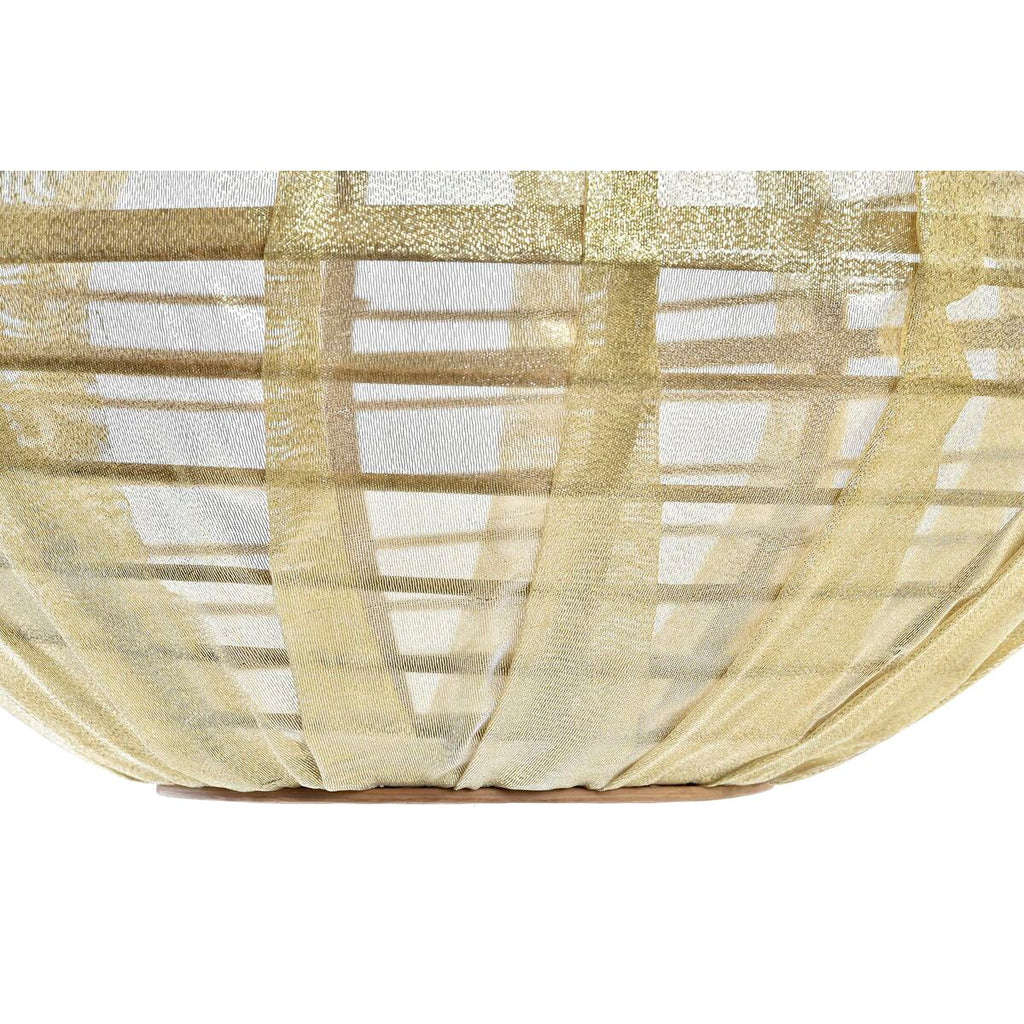 Suspension Bambou Ovale – Doré & Naturel