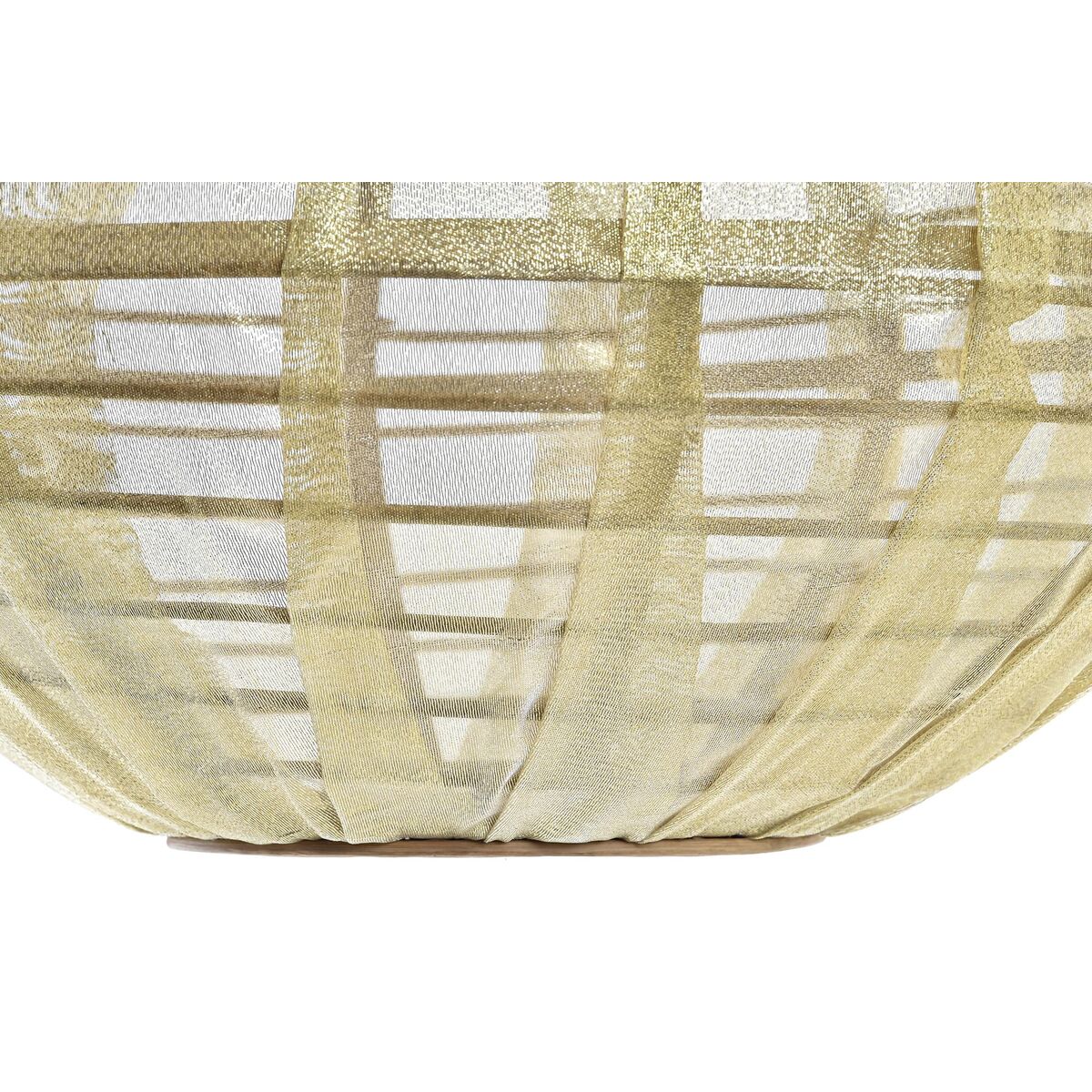 Suspension Bambou Ovale – Doré & Naturel