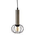 Suspension Cage Filaire Noir & Doré – Accent Design