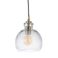 Suspension Verre Texturé – Design Scandinave Épuré