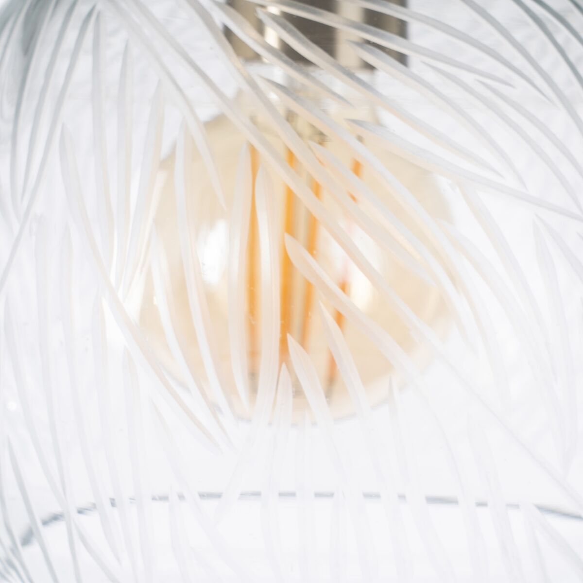 Suspension Verre Texturé – Design Scandinave Épuré